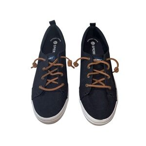 Sperry Women’s Crest Vibe Slip-On Sneaker Boat Shoes Nautical Casual Size 10